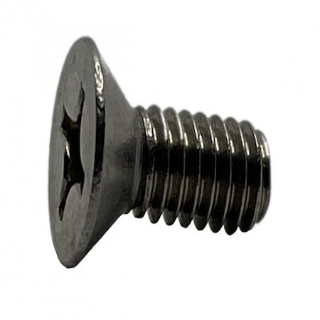 Suburban Bolt And Supply #8-32 x 1/4 in Phillips Flat Machine Screw, Plain Stainless Steel A2320100016F